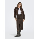 ONLY Anlie-Animal Jakke - Chicory Coffee / Black Leo