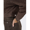ONLY Anlie-Animal Jakke - Chicory Coffee / Black Leo