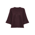 ONLY Simoni 3/4 Strik Pullover - Port Royale