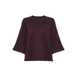 ONLY Simoni 3/4 Strik Pullover - Port Royale