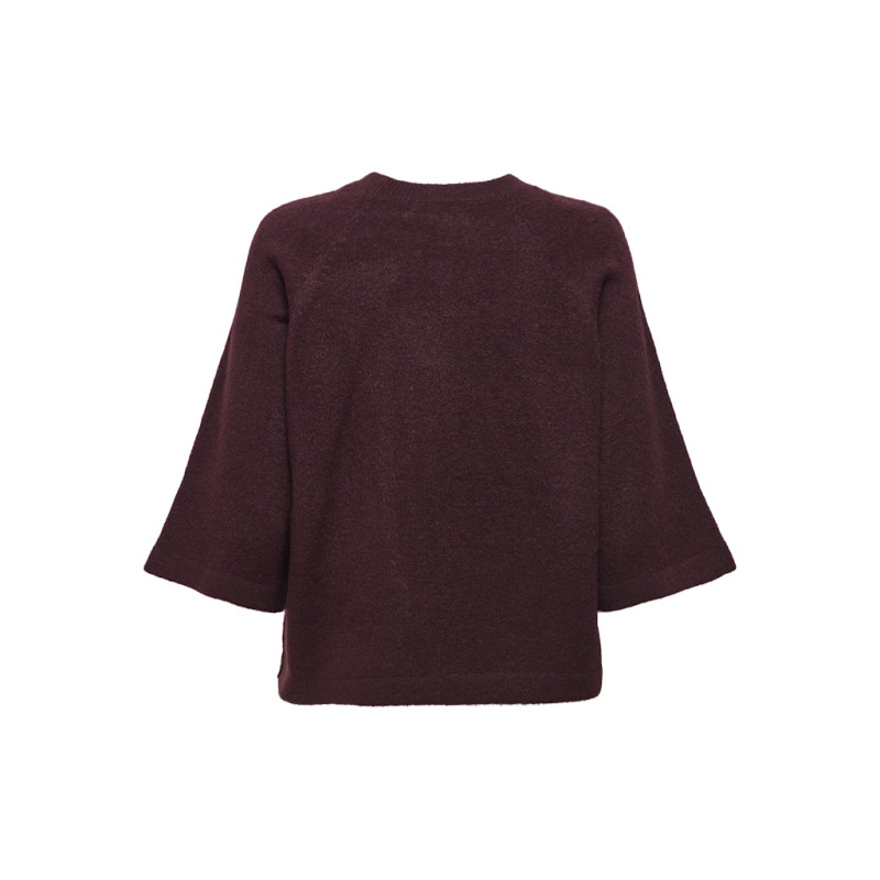 ONLY Simoni 3/4 Strik Pullover - Port Royale