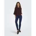 ONLY Simoni 3/4 Strik Pullover - Port Royale