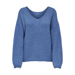 JDY Dinea L/S Vendbar Strik Pullover - Ebb And Flow