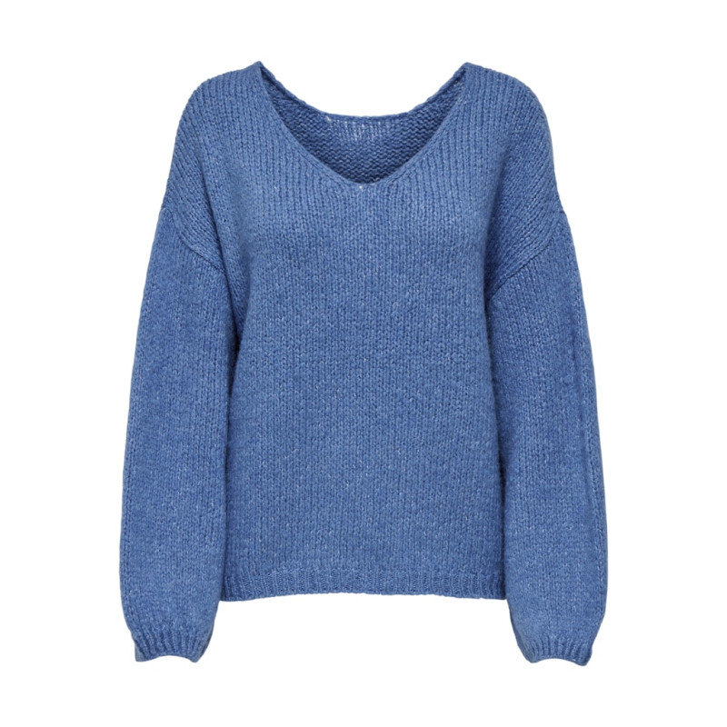 JDY Dinea L/S Vendbar Strik Pullover - Ebb And Flow