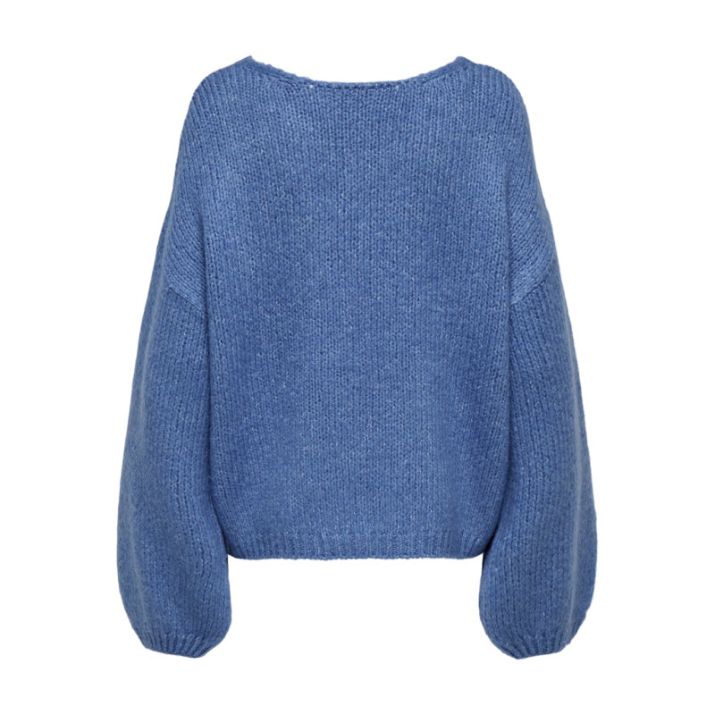 JDY Dinea L/S Vendbar Strik Pullover - Ebb And Flow
