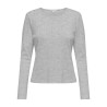 ONLY Bremen L/S Bluse - Light Grey Melange