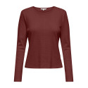 ONLY Bremen L/S Bluse - Madder Brown