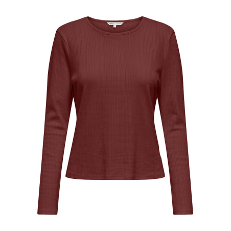 ONLY Bremen L/S Bluse - Madder Brown