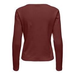 ONLY Bremen L/S Bluse - Madder Brown