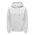 ONLY & SONS Ceres Hoodie - Super Light Grey Melange