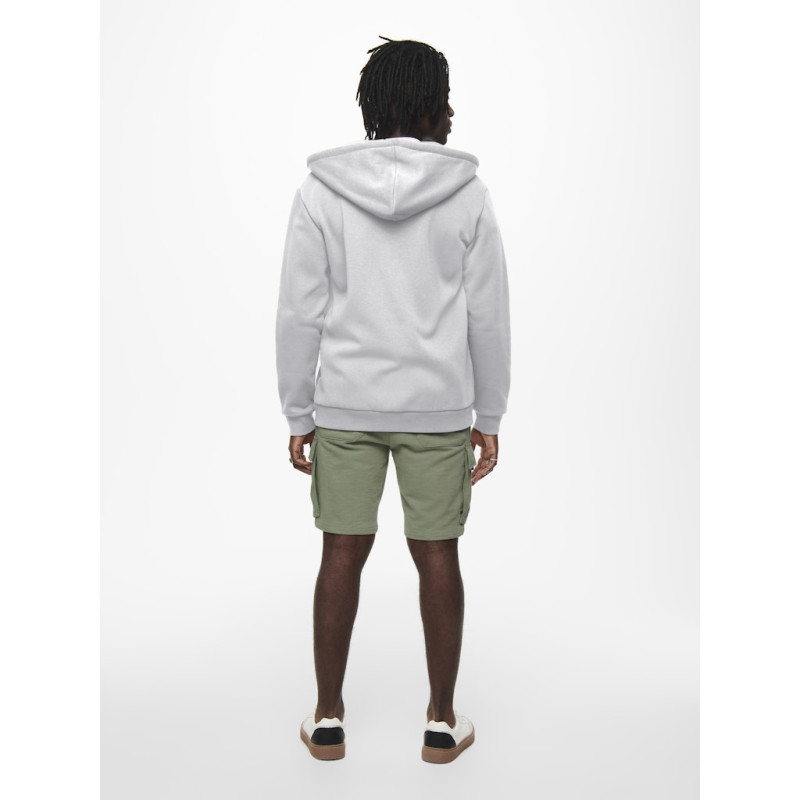 ONLY & SONS Ceres Hoodie - Super Light Grey Melange