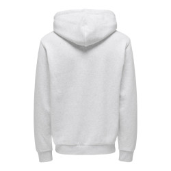 ONLY & SONS Ceres Hoodie - Super Light Grey Melange