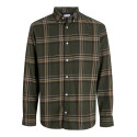 JACK & JONES Classic Flannel L/S Skjorte - Rosin