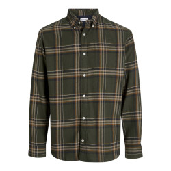 JACK & JONES Classic Flannel L/S Skjorte - Rosin