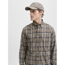 JACK & JONES Classic Flannel L/S Skjorte - Otter