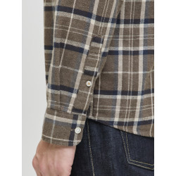 JACK & JONES Classic Flannel L/S Skjorte - Otter