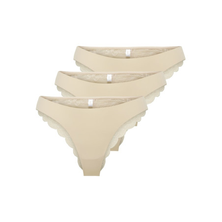 ONLY Chloe 3-Pak Blonde Trusser - Peach Taffy