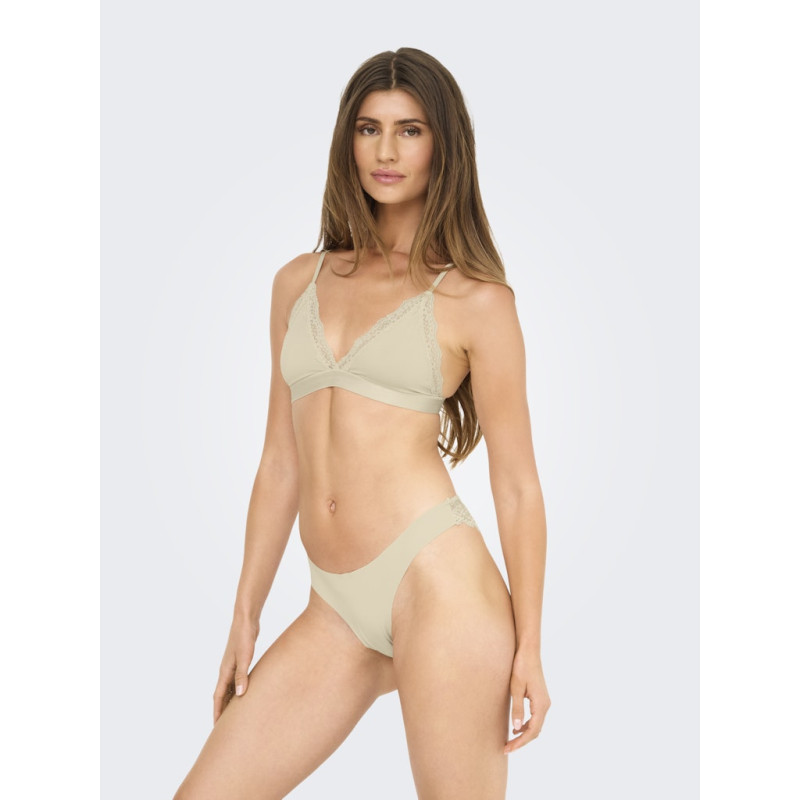 ONLY Chloe 3-Pak Blonde Trusser - Peach Taffy