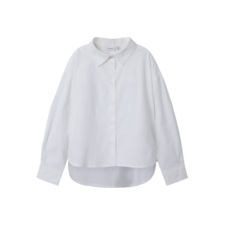 NAME IT KIDS Niara L/S Skjorte - Cloud Dancer