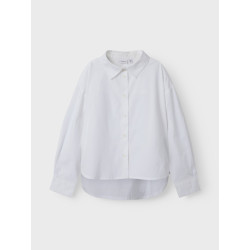 NAME IT KIDS Niara L/S Skjorte - Cloud Dancer