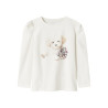 NAME IT MINI Ninea Bluse - Cloud Dancer