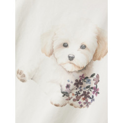 NAME IT MINI Ninea Bluse - Cloud Dancer