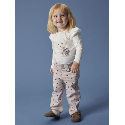 NAME IT MINI Ninea Bluse - Cloud Dancer