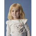NAME IT MINI Ninea Bluse - Cloud Dancer