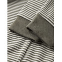 NAME IT MINI Nightset Stripe Natsæt - Dusty Olive