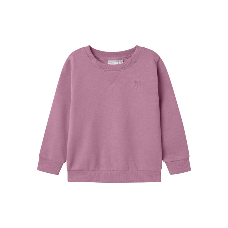NAME IT MINI Vima L/S Sweatshirt - Mauve Orchid