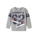 NAME IT MINI Adam Spiderman Sweatshirt - Grey Melange