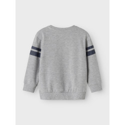 NAME IT MINI Adam Spiderman Sweatshirt - Grey Melange