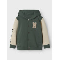 NAME IT MINI Nyree L/S Sweat Cardigan - Garden Topiary