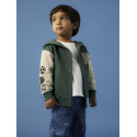 NAME IT MINI Nyree L/S Sweat Cardigan - Garden Topiary