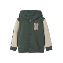 NAME IT MINI Nyree L/S Sweat Cardigan - Garden Topiary