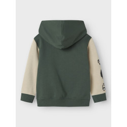 NAME IT MINI Nyree L/S Sweat Cardigan - Garden Topiary