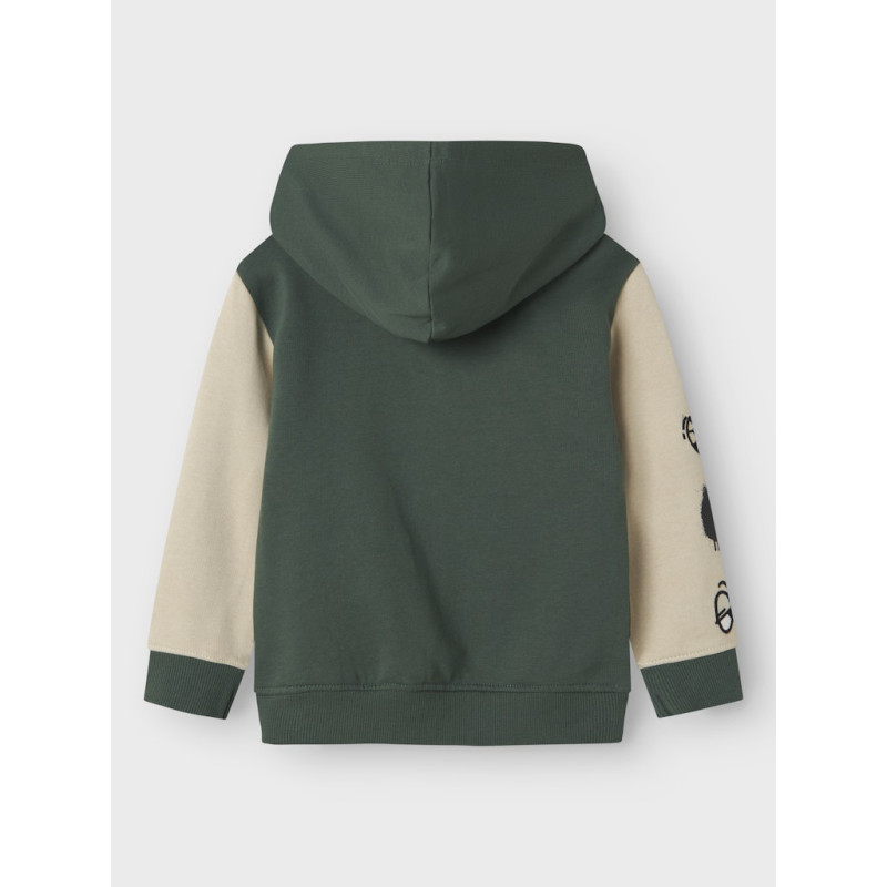 NAME IT MINI Nyree L/S Sweat Cardigan - Garden Topiary