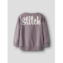 NAME IT Mini Arina Stitch Sweatshirt - Toadstool