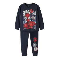 NAME IT MINI Octi Spiderman L/S Nattøjssæt - Navy Blazer