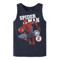NAME IT MINI Ovile Spiderman Tank Top - Navy Blazer