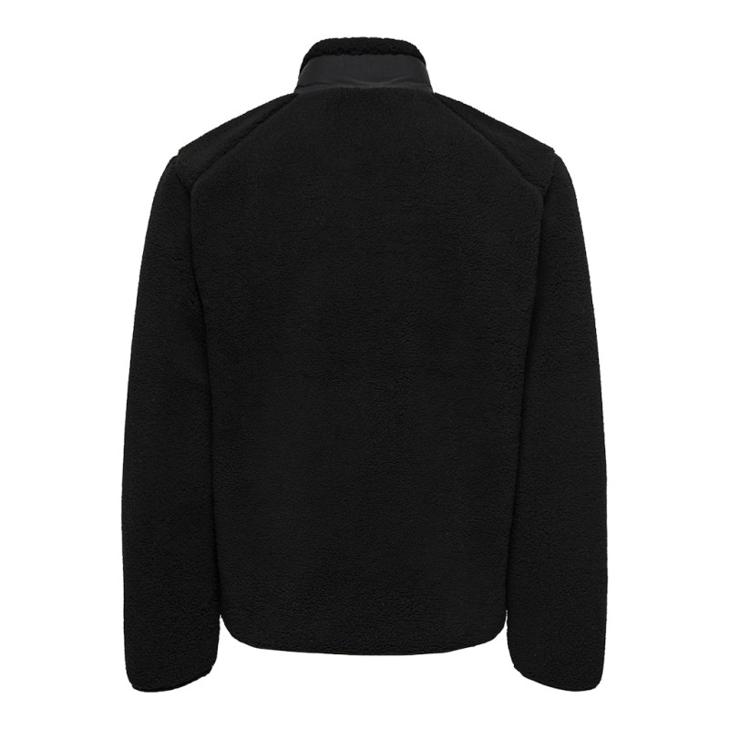 ONLY & SONS Dallas Sherpa Jakke - Sort