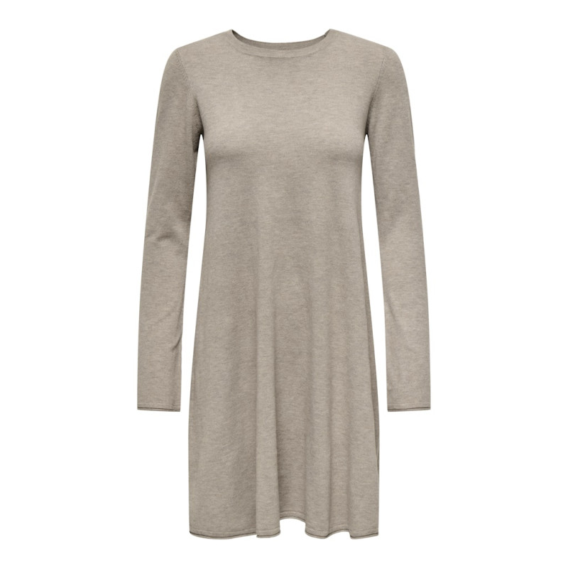 ONLY Amalio L/S Strik Kjole - Fungi
