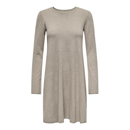 ONLY Amalio L/S Strik Kjole - Fungi