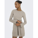 ONLY Amalio L/S Strik Kjole - Fungi