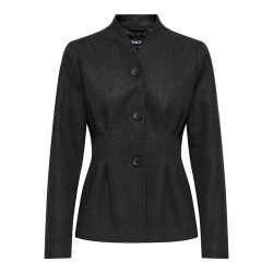 ONLY Nancy Fitted Frakke - Dark Grey Melange