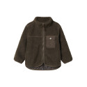 NAME IT Mini Mall Teddy Jakke - Morel