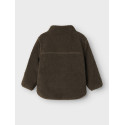 NAME IT Mini Mall Teddy Jakke - Morel