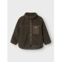 NAME IT Mini Mall Teddy Jakke - Morel