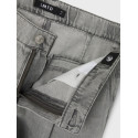 LMTD Bea Denim Brede Pleat Jeans - Medium Grey Denim