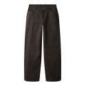 LMTD Zebra Twill Brede Bukser - Chocolate Brown